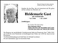 Heidemarie Gast
