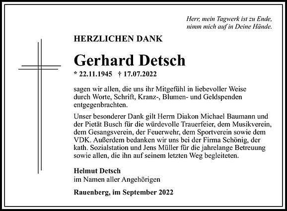 Gerhard Detsch