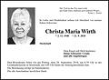 Christa Maria Wirth