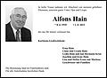 Alfons Hain