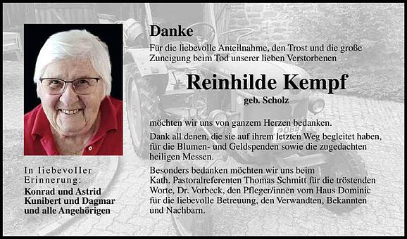Reinhilde Kempf, geb. Scholz