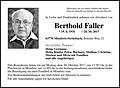 Berthold Faller