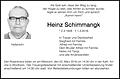 Heinz Schimmangk