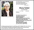 Dora Nebel