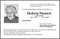 Hedwig Niemert