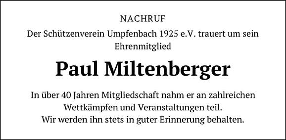 Paul Miltenberger