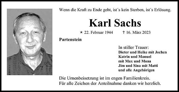 Karl Sachs