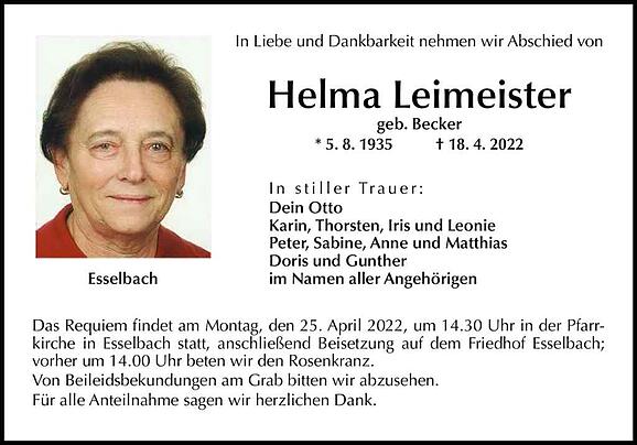 Helma Leimeister