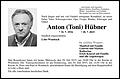 Anton (Toni) Hübner