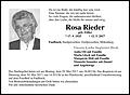 Rosa Rieder