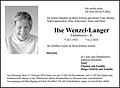 Ilse Wenzel-Langer