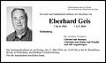 Eberhard Geis