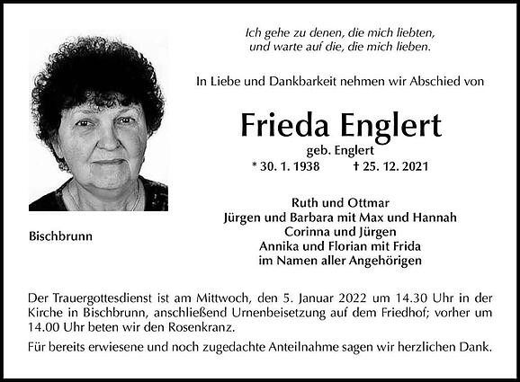 Frieda Englert, geb. Englert
