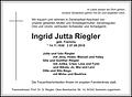 Ingrid Jutta Riegler
