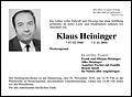 Klaus Heininger