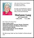 Marianne Lang