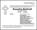 Roswitha Mühlhoff
