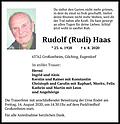 Rudolf (Rudi) Haas