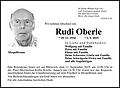 Rudi Oberle