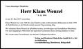 Klaus Wenzel