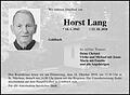 Horst Lang