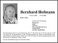 Bernhard Hofmann