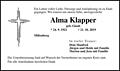 Alma Klapper