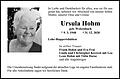 Ursula Hohm