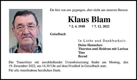 Klaus Blam