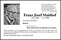 Franz Josef Maidhof