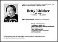 Betty Bleicher