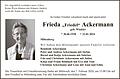 Frieda Ackermann