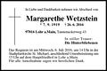 Margarethe Wetzstein