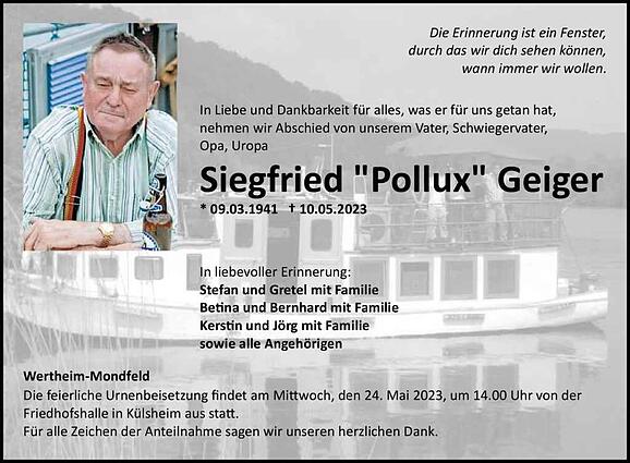 Siegfried Geiger