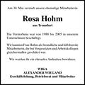 Rosa Hedwig Hohm