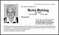 Berta Reising