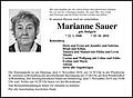 Marianne Sauer