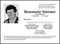 Rosemarie Stürmer