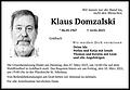 Klaus Domzalski