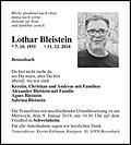 Lothar Bleistein