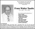 Franz Walter Taudte