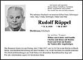 Rudolf Rüppel