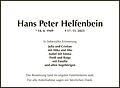 Hans Peter Helfenbein