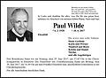 Paul Wilde