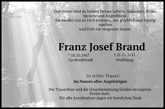 Franz Josef Brand