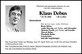 Klaus Debus