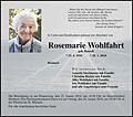 Rosemarie Wohlfahrt