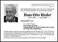 Hans Otto Rieder