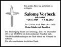 Salome Vorbeck