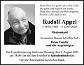 Rudolf Appel